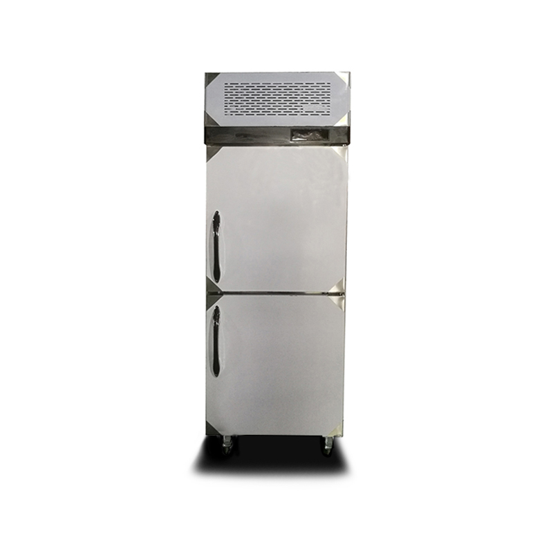 立式两门不锈钢冰箱